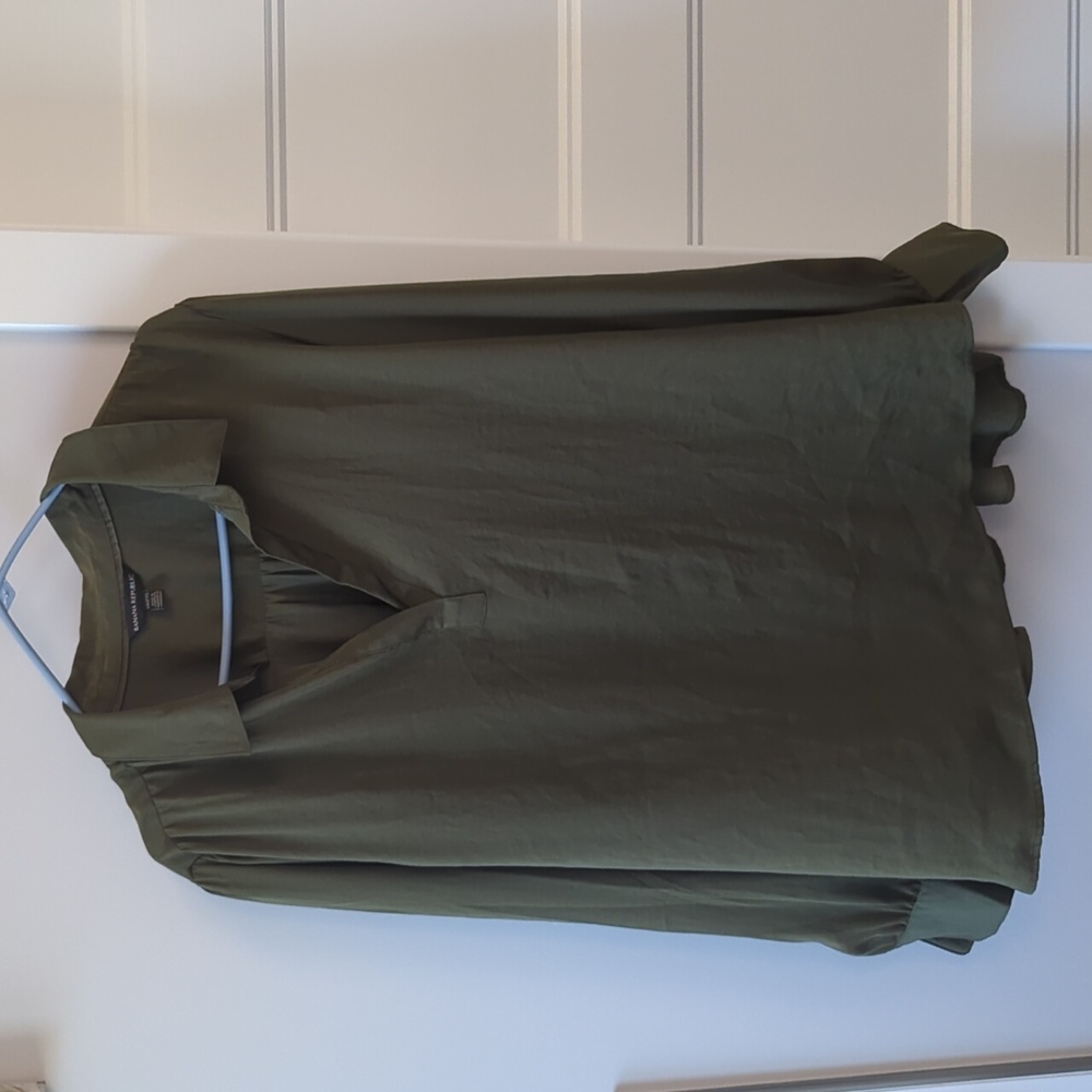 Olive Green Blouse